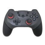 Per Switch/ Switch OLED/Switch Lite Maniglia Bluetooth Gamepad wireless a 6 assi (grigio argento)