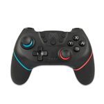 Per Switch/ Switch OLED/Switch Lite Maniglia Bluetooth Gamepad wireless a 6 assi (sinistra blu destra rosso)
