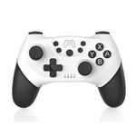 Per Switch/ Switch OLED/Switch Lite Maniglia Bluetooth Gamepad wireless a 6 assi (nero bianco)