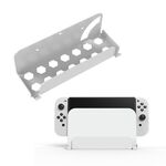 Per Switch OLED Console di gioco JYS Staffa per montaggio a parete (bianca)