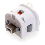 Per il sensore dell'adattatore Remote Motion Plus della console Nintend Wii (bianco)