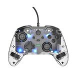 Per Microsoft XBOX One / PC XO300 RGB Gamepad cablato luminoso (trasparente)