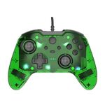 Per Microsoft XBOX One / PC XO300 RGB Gamepad cablato luminoso (verde traslucido)