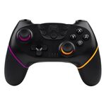 Per Nintendo Switch Pro Maniglia Bluetooth wireless con programmazione macro e risveglio somatosensoriale (viola arancione)