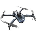 JJR/C X28 Flusso ottico a doppia fotocamera Evitamento ostacoli su quattro lati Drone RC (grigio blu)