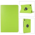 Per Samsung Galaxy Tab A9+ Custodia per tablet in pelle con rotazione a 360 gradi Litchi Texture (verde)