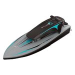 LS-XDU/RC B5 Barca giocattolo telecomandata ad alta velocità con luce colorata (Argento)