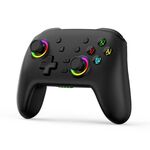 Gamepad di vibrazione somatosensoriale Bluetooth senza fili per Nintendo Switch/Switch PRO, colore: nero