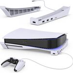 Per supporto orizzontale IPEGA PS5 con supporto per base hub USB a 4 porte