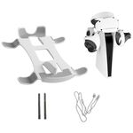 iplay per PS5/PSVR2 Cavo di ricarica per staffa portaoggetti per cuffie con indicatore luminoso (bianco)