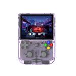 ANBERNIC RG405V 256G 4242 Console di gioco portatile Schermo IPS da 4 pollici Sistema Android 12 T618 Lettore di gioco a 64 bit (Viola trasparente)