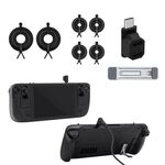 JYS JYS-SD015 8 pz/set Kit protettivo Raptor con staffa per Switch / Switch OLED / Switch Lite / Steam Deck (Nero)