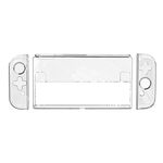 HAIFVA HF-207 Per Switch OLED Custodia protettiva trasparente in cristallo diviso TPU+PC