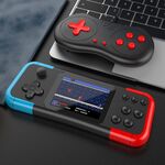 Console di gioco portatile retrò A12 da 3,0 pollici HD con schermo colorato e 666 giochi integrati, modello: Double Red Blue