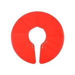 Mantelle a scialle regolabili per taglio dei capelli, protezione per il collo, per parrucchiere, in silicone, per salone, specifiche: piccolo rosso