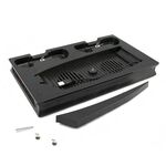 Per PS5 Console unità digitale/ottica Base di ricarica per controller ventola di raffreddamento con supporto dock leggero (nero)