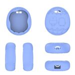 Per Tamagotchi UNI (2023) Custodia protettiva in silicone per macchina da gioco per animali domestici (blu luminoso)