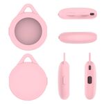 Per Pokemon Go Plus+ Monitor del sonno Poke Ball Custodia protettiva in silicone anticaduta (rosa)