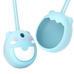 Copertura protettiva in silicone per macchina da gioco elettronica per animali domestici Tamagotchi Pix Cartoon, colore: blu