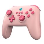 Gamepad wireless Bluetooth con gamepad del corpo con vibrazione di risveglio per Switch / Android / Apple / PC (rosa)