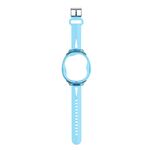 Custodia protettiva per cinturino dell'orologio integrata in silicone per Tamagotchi UNI (2023) Pet Game Machine (blu trasparente)