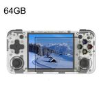ANBERNIC RG35XX H Console di gioco portatile Schermo IPS da 3,5 pollici Sistema Linux 64 GB (Bianco trasparente)