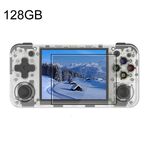 ANBERNIC RG35XX H Console di gioco portatile Schermo IPS da 3,5 pollici Sistema Linux 64 GB + 128 GB (Bianco trasparente)