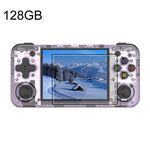 ANBERNIC RG35XX H Console di gioco portatile Schermo IPS da 3,5 pollici Sistema Linux 64 GB + 128 GB (viola trasparente)