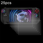 Per console di gioco MSI Claw da 7 pollici 25 pezzi 9H 0,3 mm Pellicola in vetro temperato antideflagrante