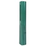 Arricciacapelli ricaricabile USB portatile 2 in 1 Pettine lisciante per capelli a doppio utilizzo (verde)