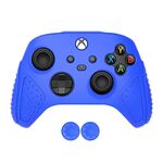 Custodia protettiva in silicone antiscivolo per gamepad serie XBox S / X (blu)