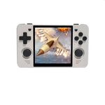 POWKIDDY RGB30 Console di gioco portatile con schermo IPS da 4 pollici WIFI integrato＋Bluetooth 16GB+64GB(Bianco)