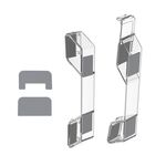 Per Sony PS5 Slim DOBE TP5-3582 Supporto di archiviazione orizzontale per console di gioco (trasparente)
