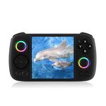 ANBERNIC RG Cube Console di gioco portatile retrò con schermo da 3,95 pollici T820 CPU Android 13 Luce RGB con scheda TF 128G (Nero)