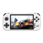 POWKIDDY X39 Pro Console di gioco portatile retrò da 4,5 pollici ATM7051 Supporto quad-core Uscita TV HD 32G (Bianco)