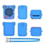 Custodia protettiva in silicone per macchina elettronica per animali domestici Bitzee (blu)