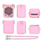 Per la custodia protettiva in silicone per macchina elettronica per animali domestici Bitzee (rosa)