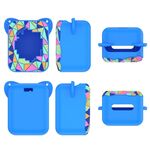 Custodia protettiva in silicone per macchina da gioco elettronica digitale per animali domestici Bitzee Magicals (blu)