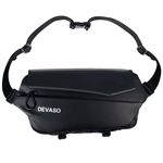 DEVASO Borsa a tracolla magnetica per console di gioco Accessori Borsa organizer portatile (magnetica nera)