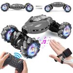 YDJ-D876 Gesture Sensing RC Stunt Car (grigio)