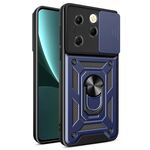 Per Infinix Hot 40 / 40 Pro 4G Cover per fotocamera scorrevole Design TPU + Custodia per PC (Blu)