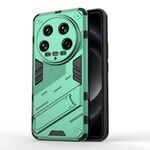 Per Xiaomi 14 Ultra 5G Punk Armor 2 in 1 PC + Custodia per telefono in TPU con supporto (verde)