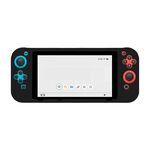 Per Nintendo Switch Game Console Custodia protettiva completa in silicone tinta unita (nero)