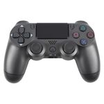 Controller di gioco wireless Bluetooth con pulsante a fiocco di neve per Sony PS4 (grigio)