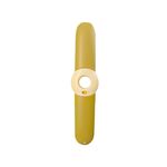 Coltello da frutta multifunzionale 5 in 1 Coltello da tasca portatile da viaggio da campeggio (giallo)
