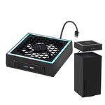 Per Microsoft XBOX Series X Top Colorful Cooling Fan 3 Velocità Regolabile (Nero)