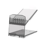 Supporto per espositore da tavolo per controller di gioco in acrilico (nero trasparente)