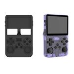 Custodia protettiva antipolvere in silicone per console di gioco portatili ANBERNIC R36S (nera)