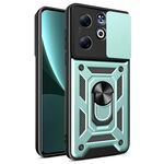 Per Infinix Smart 8 Plus / 8 Pro Cover per fotocamera scorrevole Design TPU+Custodia per telefono PC(Verde)