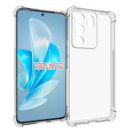 Per vivo V30 Lite 5G Custodia per telefono in TPU ispessimento antiscivolo antiurto (trasparente)